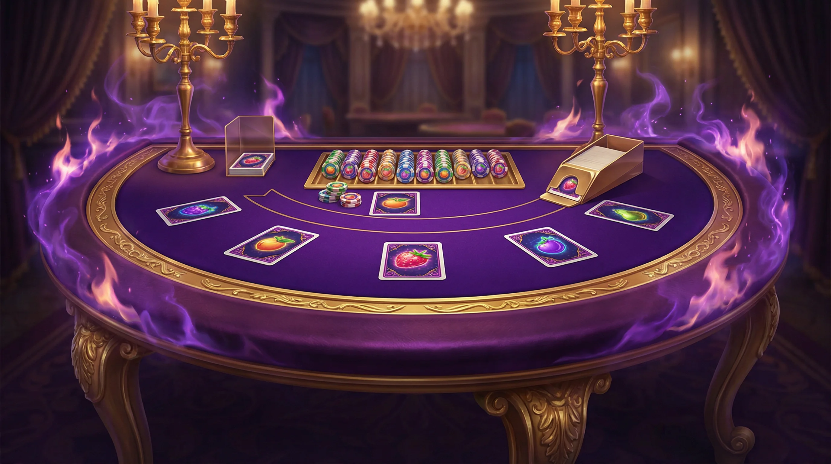 Blackjack 21 com Tema Místico - win23